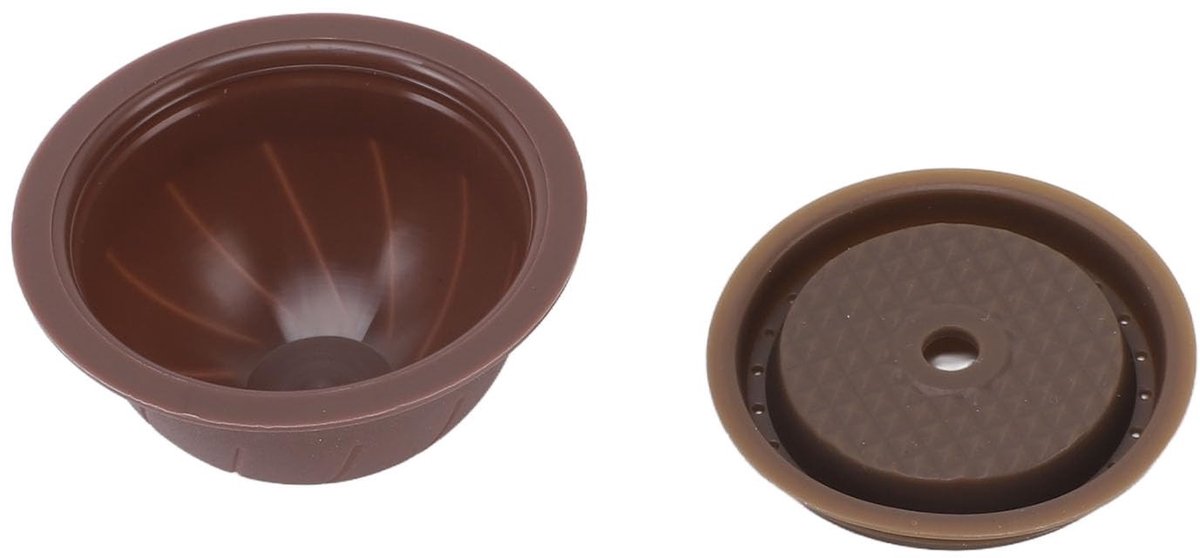 Dailygoods- Koffiepads Herbruikbare Navulset - 5 Lege Peulen - 2 Siliconen Capsuleschijven