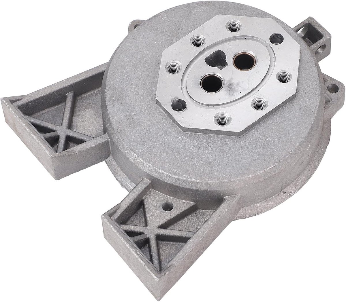 Pompbeugel Houtklover - Motorsteun Hydraulisch - Apparatuur Repareren - Aluminiumlegering Constructie - 21 x 11 x 7 cm - Zilverkleurig