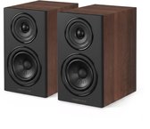 Wharfedale Diamond 12.1i Boekenplank Speakers – Stereo Hifi Set – 2-weg Luidsprekers – Compact Formaat – Passieve Speakers – Walnoot