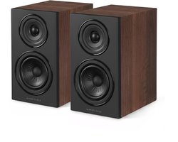 Wharfedale Diamond 12.1i Boekenplank Speakers – Stereo Hifi Set – 2-weg Luidsprekers – Compact Formaat – Passieve Speakers – Walnoot