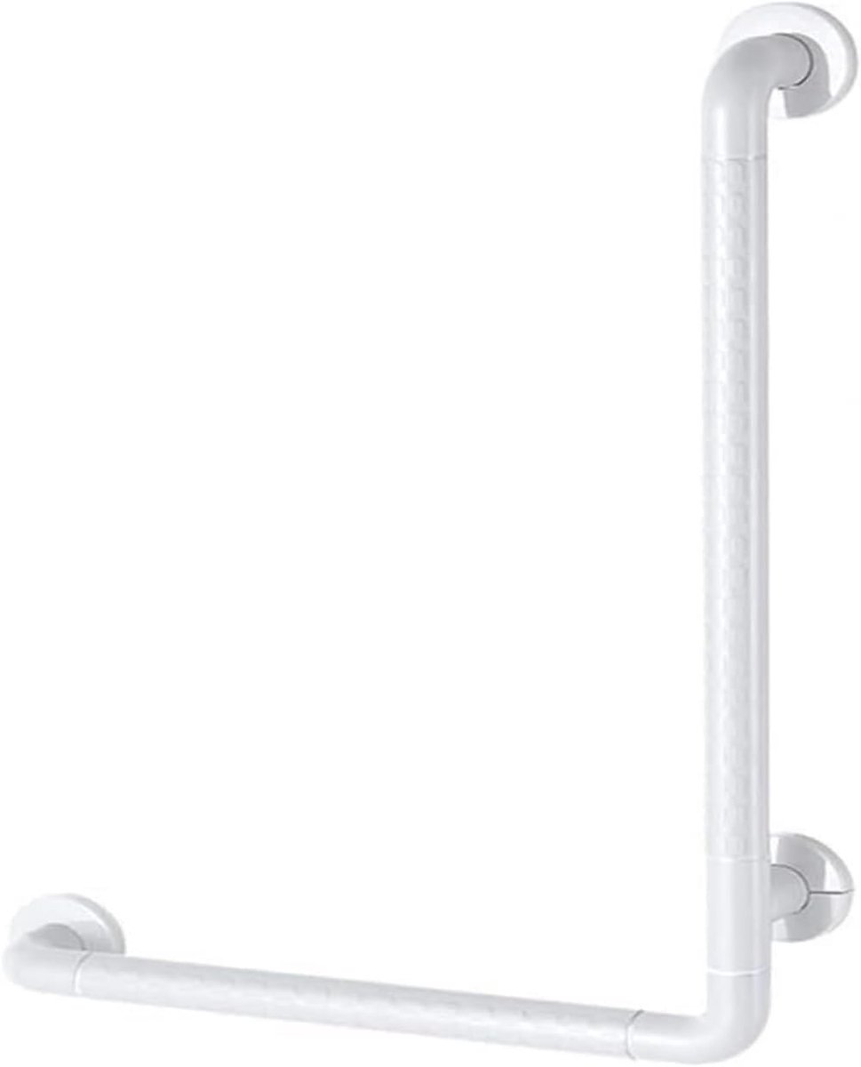 Veiligheidshandgreep Badkamer - Douchegreep Steunbeugel - Veiligheid Thuis - Antislip Deeltjes - 40x60cm - Wit Lichtgroen