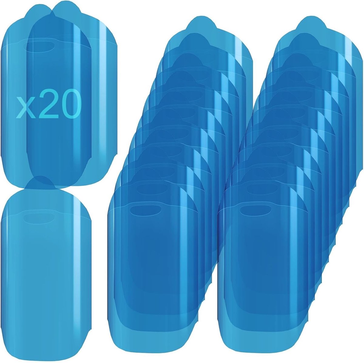 Dailygoods- Vliegenval Effectieve lijmval - Vliegenvanger - Insectenvanger - Plakstrips - Navulverpakking 20 stuks - Voor binnen - Insectenval