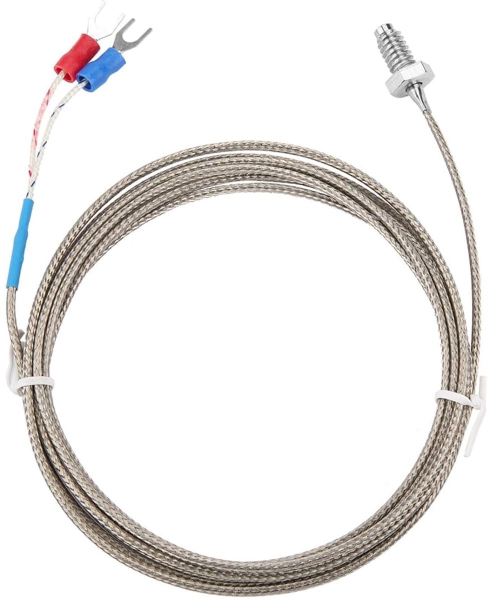 Thermocouple K Type Temperatuurmeetsonde met M6 BSW Draad en 1-5M Lengte voor Nauwkeurige Temperatuurmeting en Breed Meetbereik