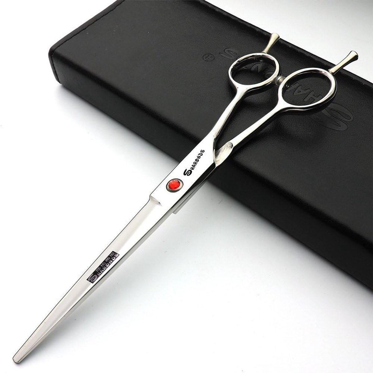 Professionele 7 Inch Kappersschaar en Verfijning Schaar voor Haarstyling en Kniptechnieken met Micro-Gecurvde Punt