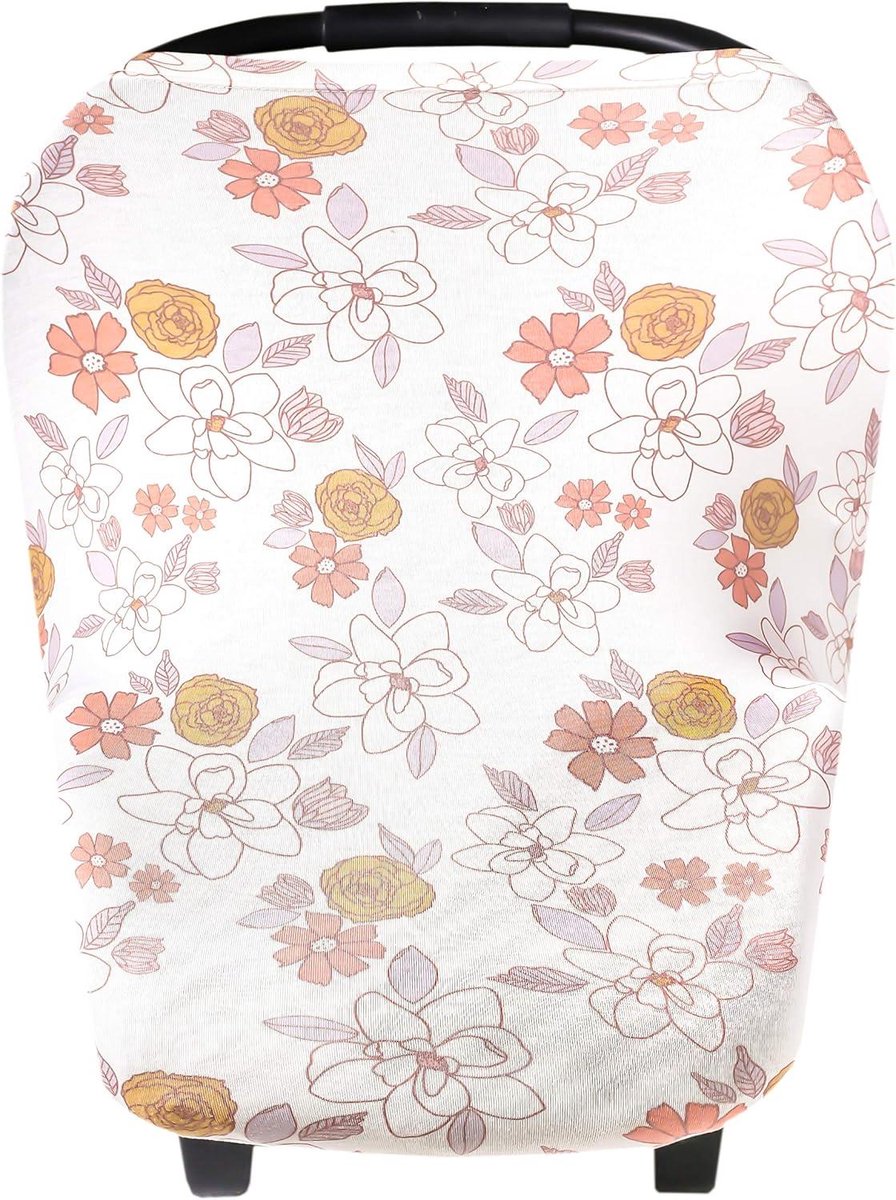 Baby Autostoelhoes - Verpleegcover Sjaal - Bescherming Baby - 5-in-1 Multifunctioneel - 67 x 70 cm - Met Patroon
