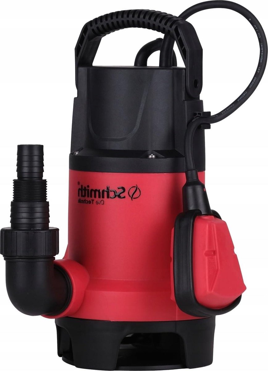 Dompelpomp - Afvalwaterpomp - Water Verpompen - Grote Deeltjes Verwerking - 8000 L/U - Rood