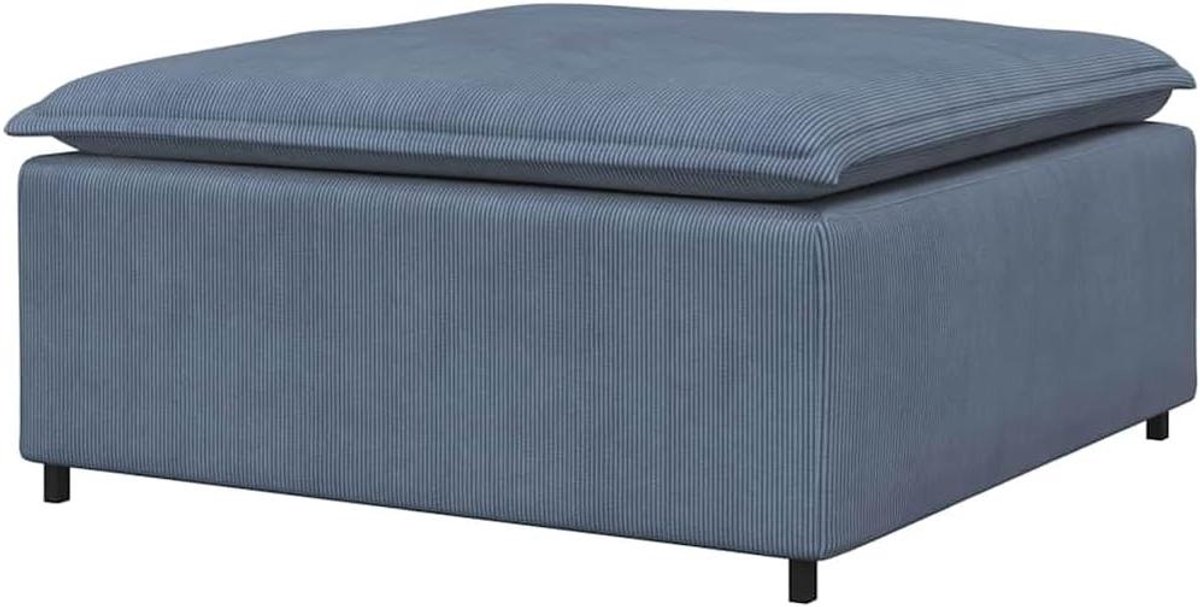Zit Module - Voetenbank Hocker - Woonkamer Inrichten - Modulair Ontwerp - 100x100x48cm - Blauw
