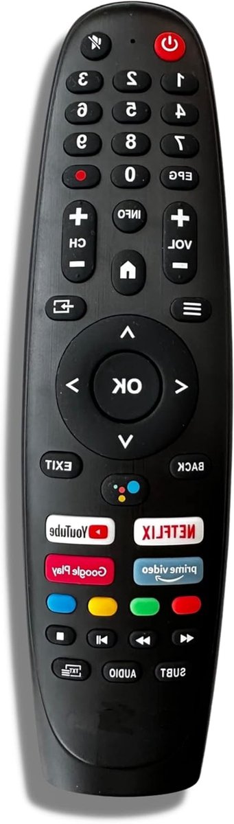 Vervangende Afstandsbediening - Universele Controller - TV Bediening - Volledige Functionaliteit - Infrarood - Zwart
