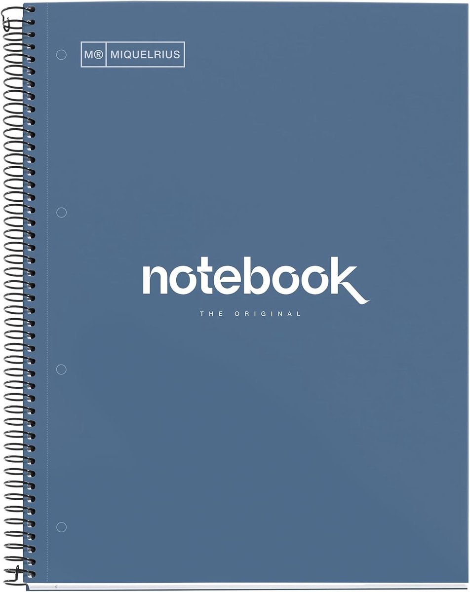 SnelShoppen - A4 Notitieboek Emotions, Gelinieerd, 80 Vellen, 90 g/m², Horizontaal Gelinieerd, Microgeperforeerd, Extra Vaste Omslag, 4 Gaten, Perfect