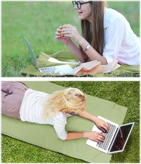 SnelShoppen - Huttenslaapzak Ultralichte Reisslaapzak 210x75 cm met Oogmasker en Oordopjes - Dun Comfort voor Zomer Rugzakreizen Hotels en Hutten — afbeelding 4