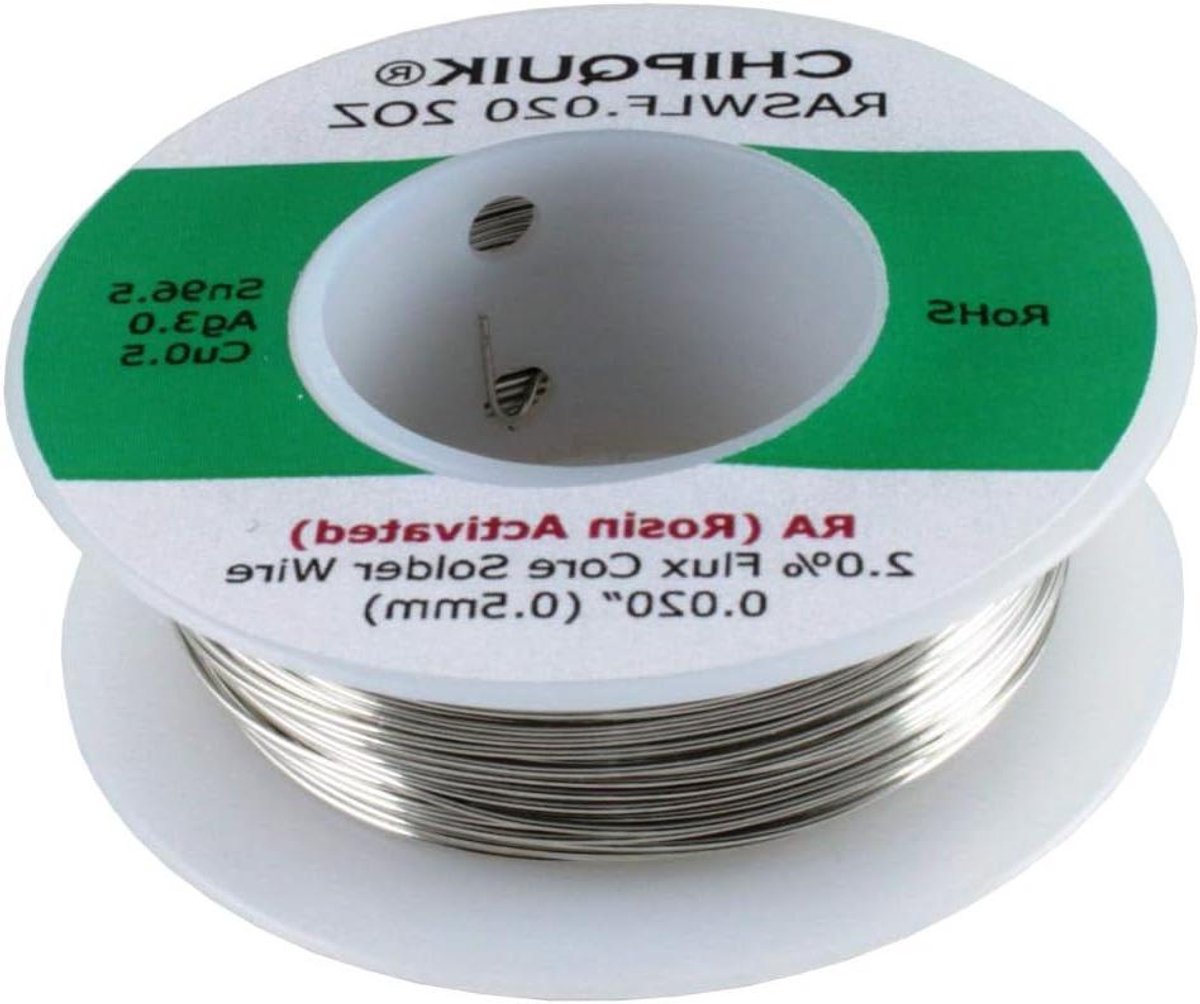 Soldeerdraad - Tin Draad - Elektronica Reparatie - Hars Geactiveerd - 0.5mm - Zilver