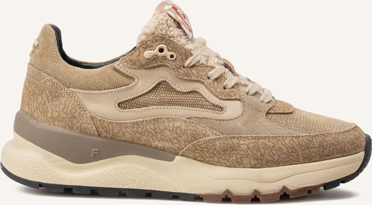 Floris Van Bommel Sfw-10163 Treni Sneakers - Suède - Dames - Beige - Maat 41