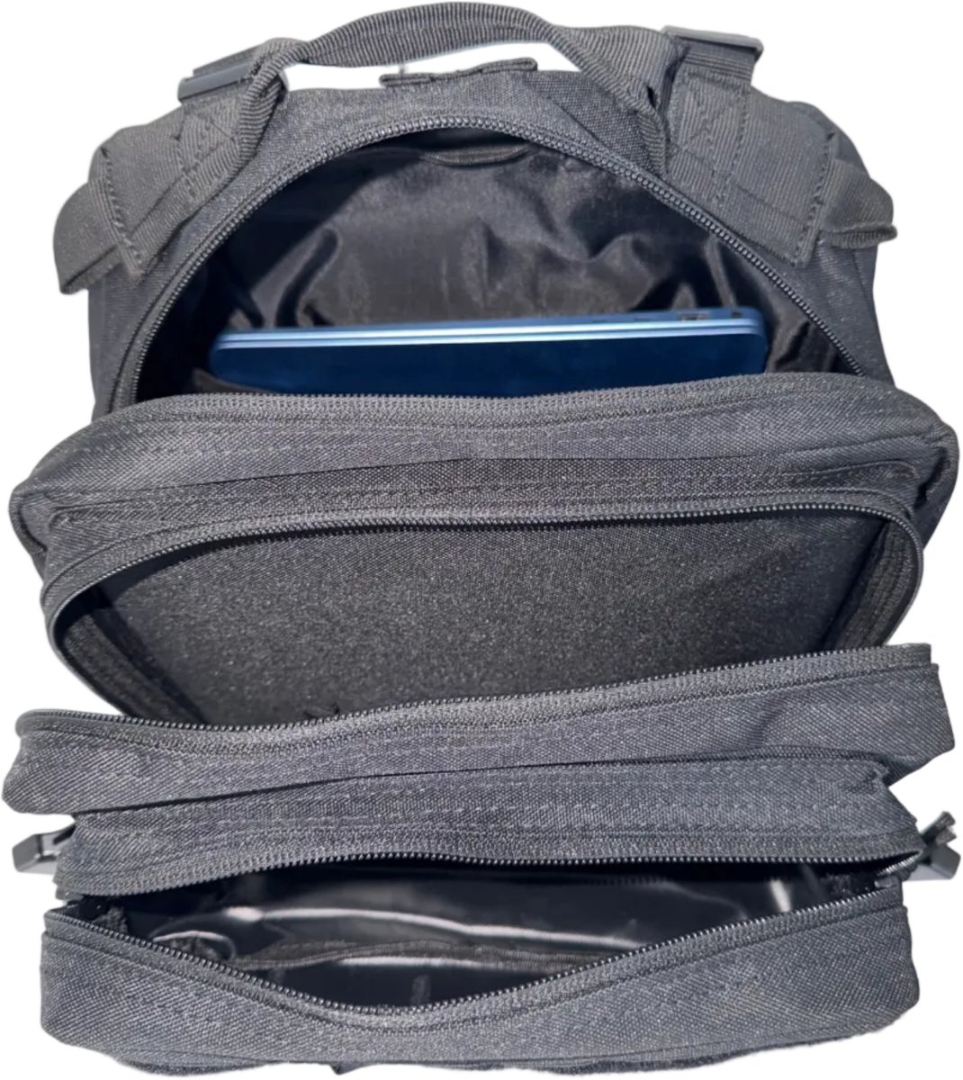 GlowUp Tactical Rugzak 25L Zwart - Hyrox Backpack Dames & Heren - Geschikt voor Patches - Fitness & CrossFit Rugzak - Laptopvak – foto 4