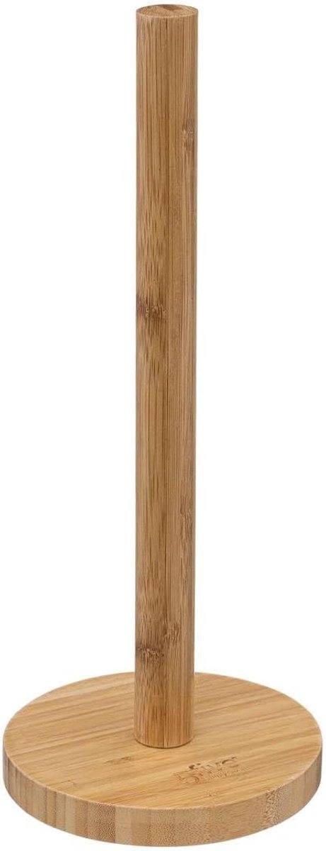 Thijox - Keukenrolhouder Bamboe/Hout - Stijlvolle en Duurzame Keukenaccessoire - Voor Keuken, Feest, en Dagelijks Gebruik
