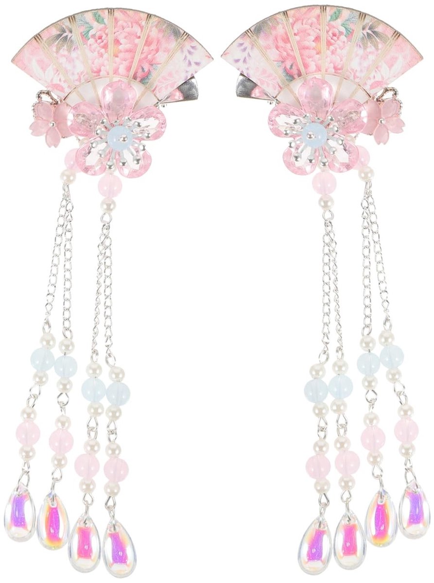 Dailygoods- Haarspelden Duurzaam - Haaraccessoires Dames - Haarspelden Bruid - Haarspelden Kind - Traditionele Chinese Haarspeld - Lichtgewicht met Kristaldecoratie - Haarsieraad