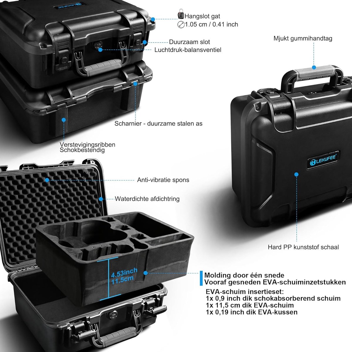 Waterdichte Hardcase voor DJI Avata 2 Drone en Accessoires, Ideaal voor Vliegen, Bescherming en Transport – foto 3