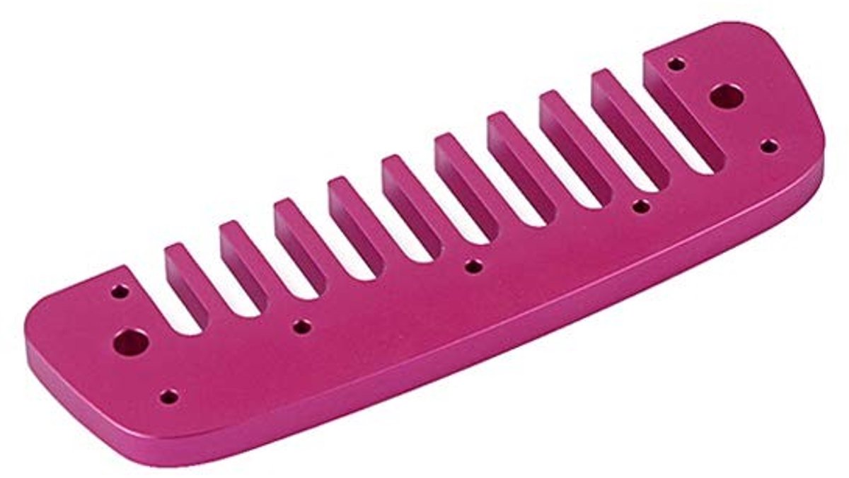Dailygoods- Mondharmonica Deel Aluminiumlegering - 10 Gaten - Hohner Marine Band - Crossover/Deluxe - Slijtvast - Vervormt Niet - Harmonica Kam
