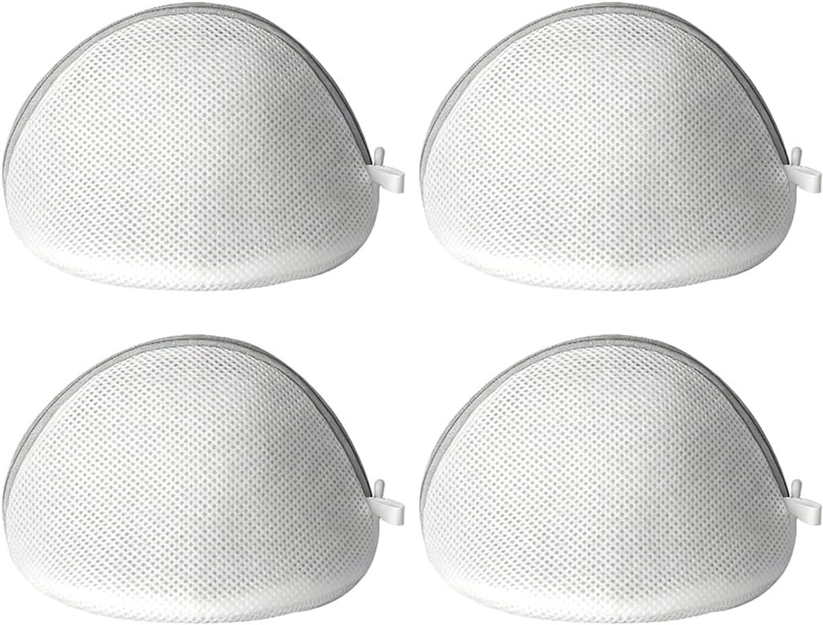 Thijox - 4 Stuks Wasnet voor Beha's en Ondergoed, 160g Sandwichnet, Beschermende Waszak met Ritssluiting voor Kleding, Kleine Waszak voor Sokken en De