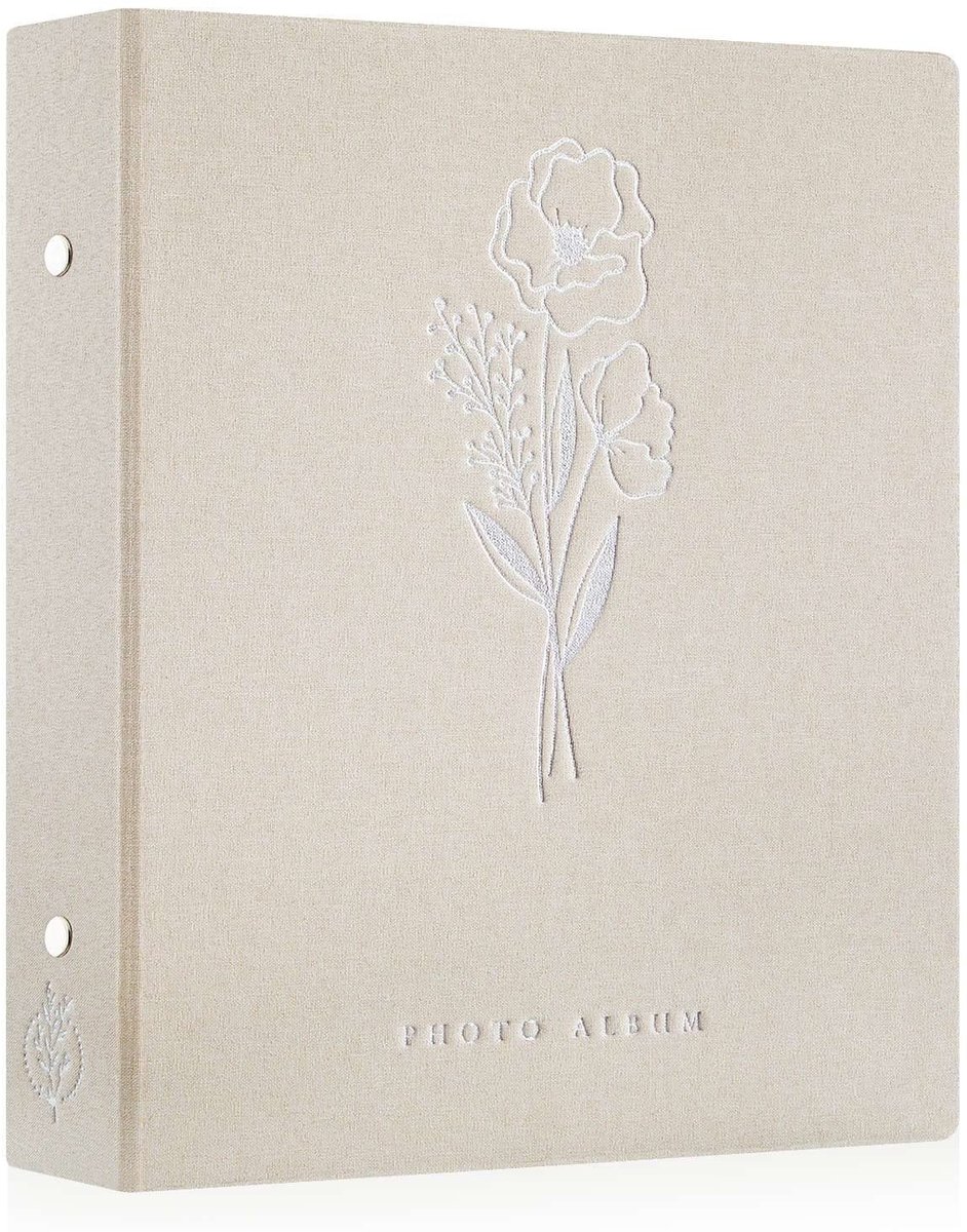 Dailygoods- Fotoalbum 400 Foto's - Insteekalbum - Luxe Linnen Omslag - Waterdicht - Zuurvrij - 10x15 cm Pagina's