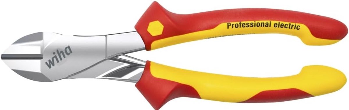 Thijox - Professionele elektrische kniptang 200 mm met DynamicJoint®, bevestigbare en afneembare openingsveer, precisiegereedschap voor elektriciens e