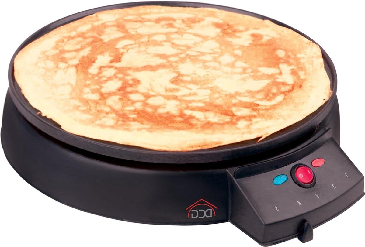 Crêpe Maker - Pannenkoekenplaat Elektrisch - Snelle Maaltijden - Anti-aanbaklaag - 40 cm - Zwart