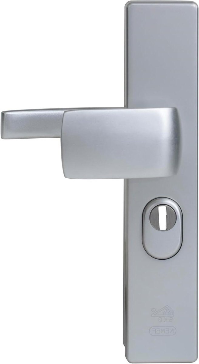 Veiligheidsbeslag - Deurbeslag - Voordeur Beveiligen - Kerntrekbeveiliging - Afstand 55mm - Aluminium