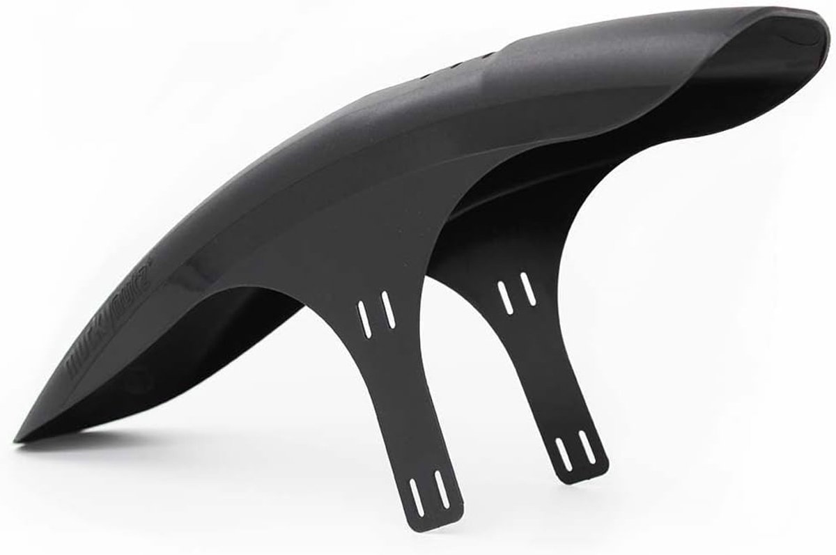 SnelShoppen - Mucky Nutz MugGuard Kort Spatbord - Slank 3D Gegoten - Voor 26, 27,5 en 29 Inch Fietsen - Houdt Je Gezicht Schoon - Geschikt voor Standa