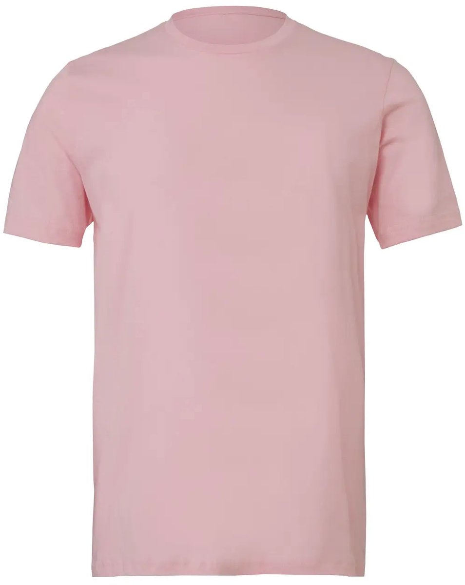 Bella+Canvas Unisex Jersey Short Sleeve Tee CV3001 Roze