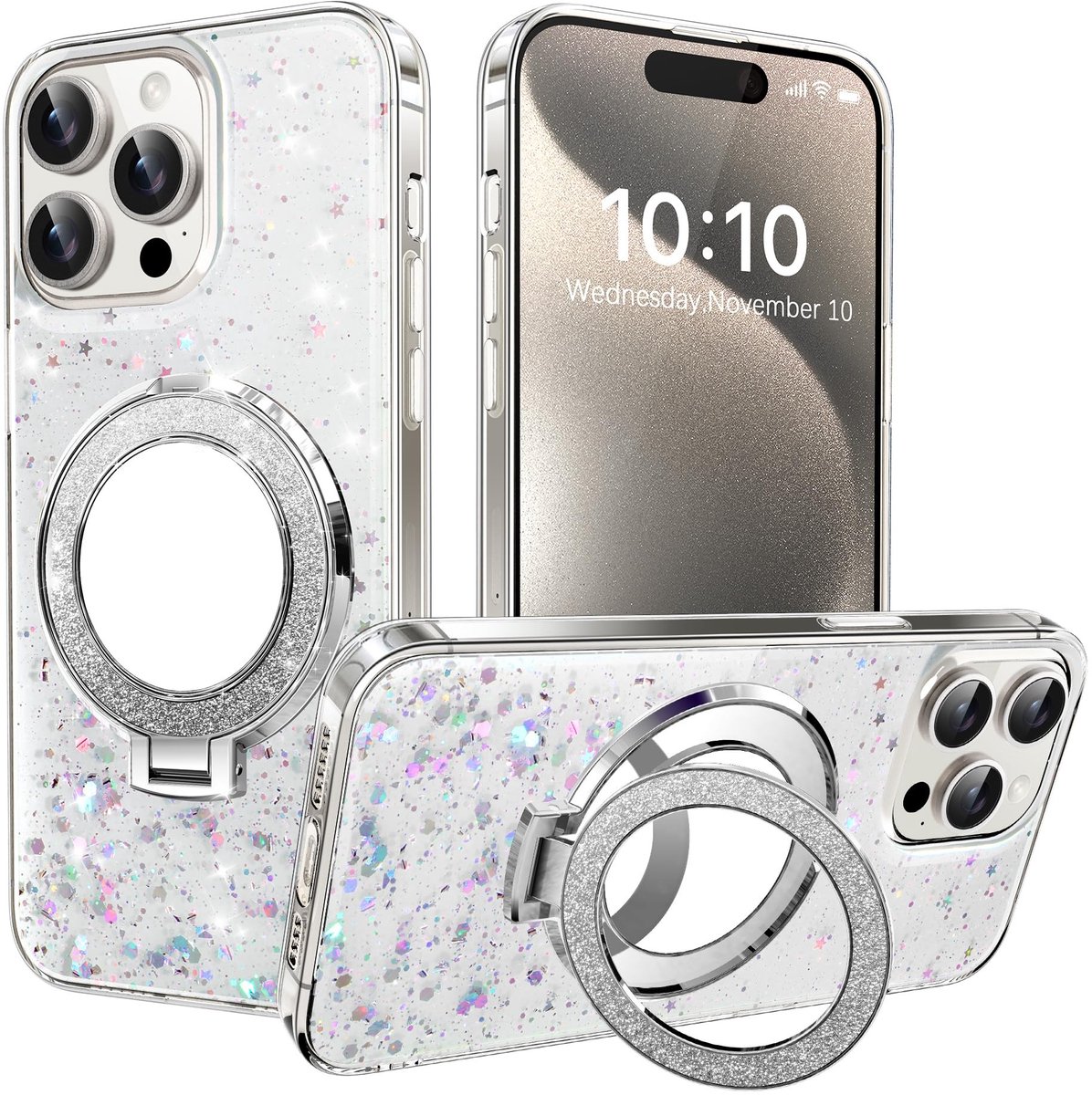 Dailygoods- Beschermhoesje Schokbestendig - Telefoonhoesje met Ringhouder - Transparante TPU - Antikras - Compatibel met OPPO A9/A5 2020 - Telefoonhoes