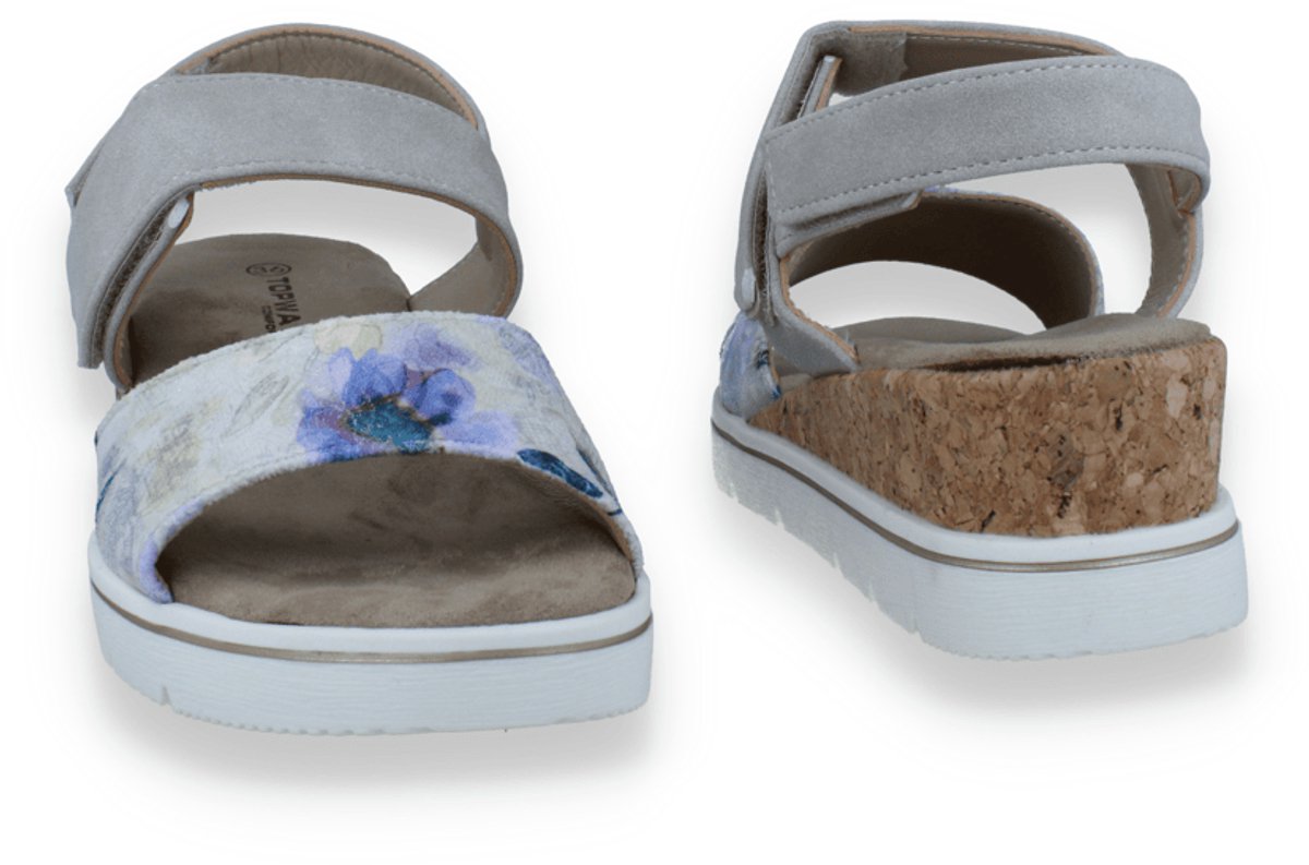 Mode-mania Dames Sandaal Multi | Multicolour | Maat: 39