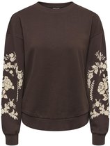 JDY - JDYIRMELIN L/S FLOCK DETAIL SWEAT JRS Dames Trui