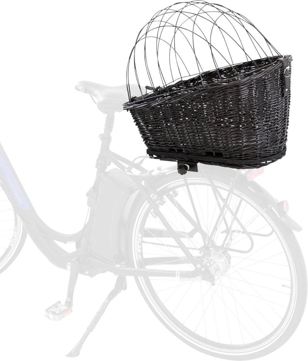 JCP® Fietsmand Hond - Tot 8 kg - Hondenmand Fiets - Fietsmand Hond Voorop - Zwart - 55cm x 35cm x 55cm – foto 7