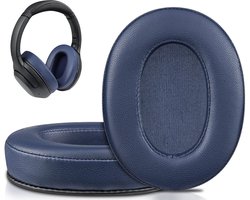 Dailygoods - SOULWIT Lamsleren Oorkussens voor Sony WH-XB900N/WH-CH710N/WH-CH720N/WH-RF400/MDR-RF895RK Hoofdtelefoons, Earpads Cushions met Zacht Proteïneleer, Schuim met Hoge Dichtheid