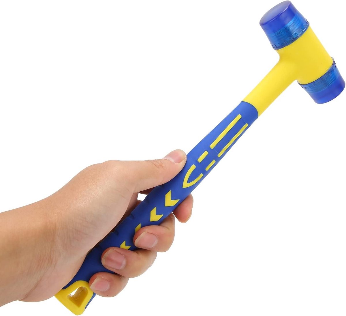 Hoge Elasticiteit Rubber Hamer voor Deur en Raam, Mini Hamer voor Houtbewerking en Vloerinstallatie, Lichtgewicht en Afneembaar Design