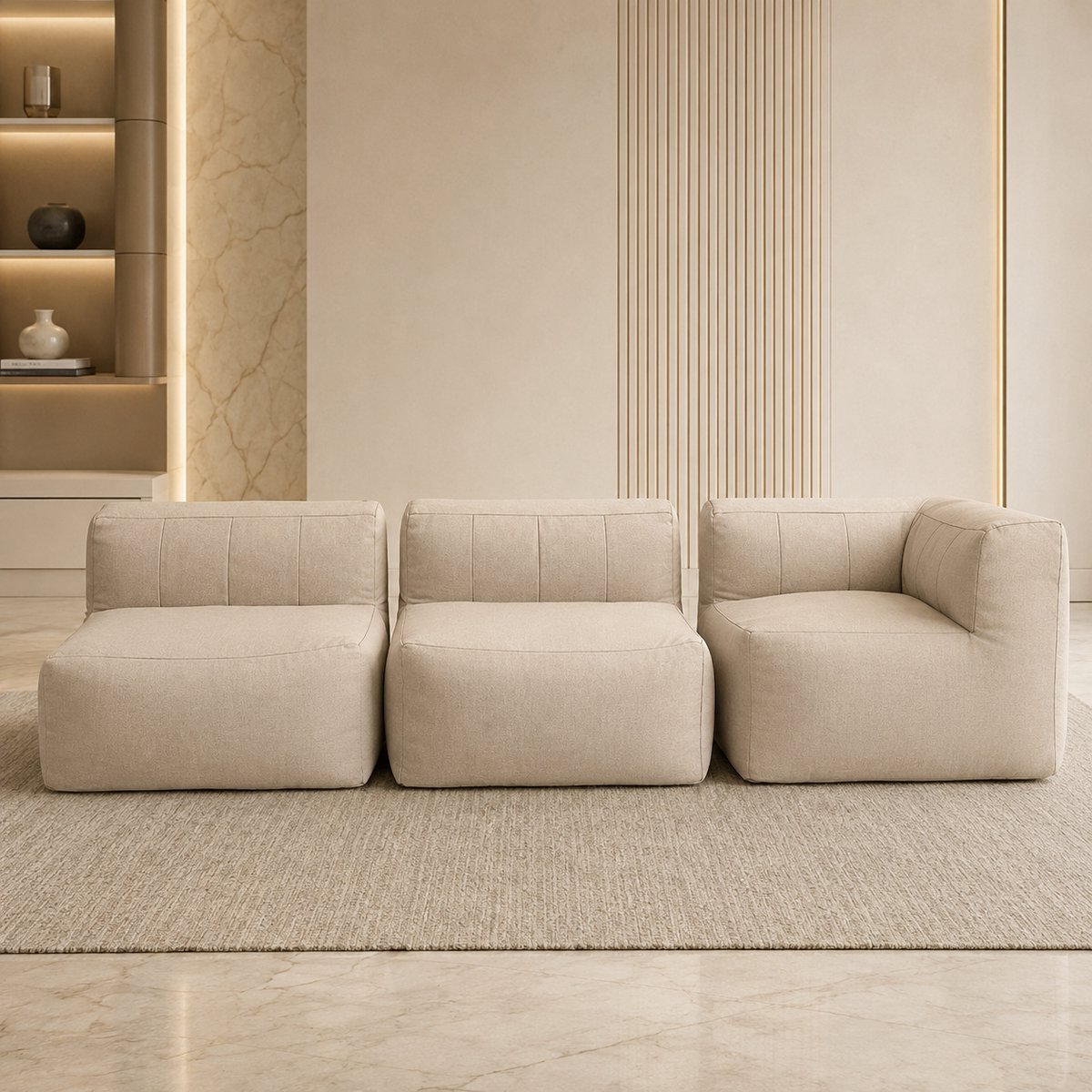 Modulaire Luxe Zen Lounge Hoekbank - Novihome