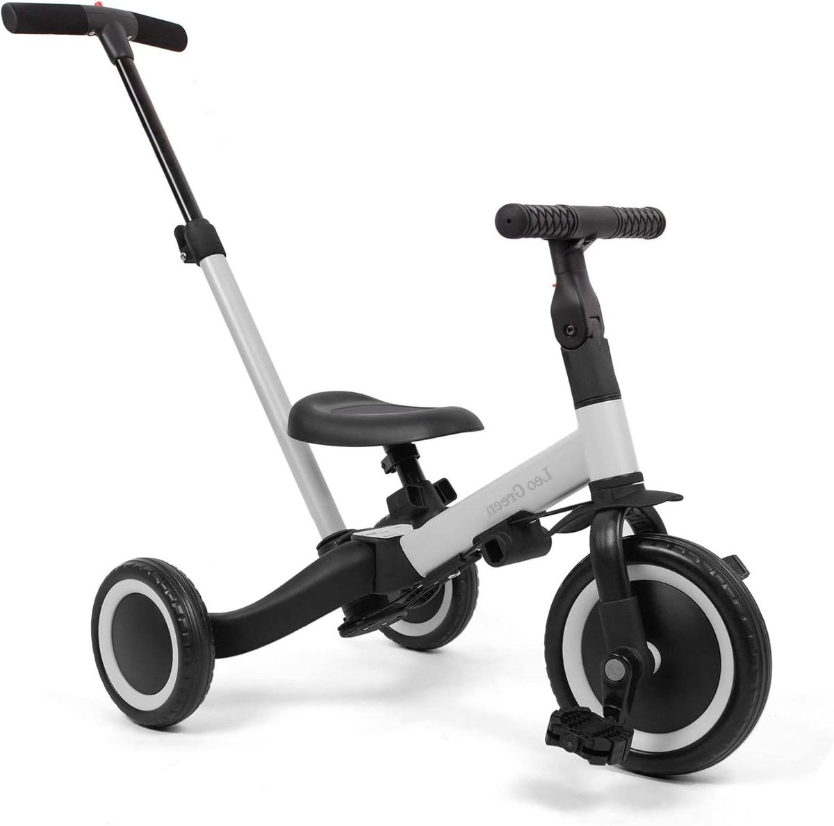 Kinder driewieler - Loopfiets - Leren fietsen - 4-in-1 ontwerp - Tot 25 kg - Grijs