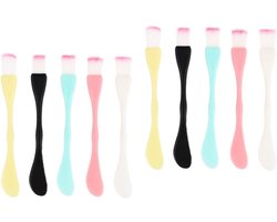 10 Pcs DIY Roerstaafje Cream Applicator Lip Exfoliator Brush Plastic Mask Facial Stick Facial Clay…