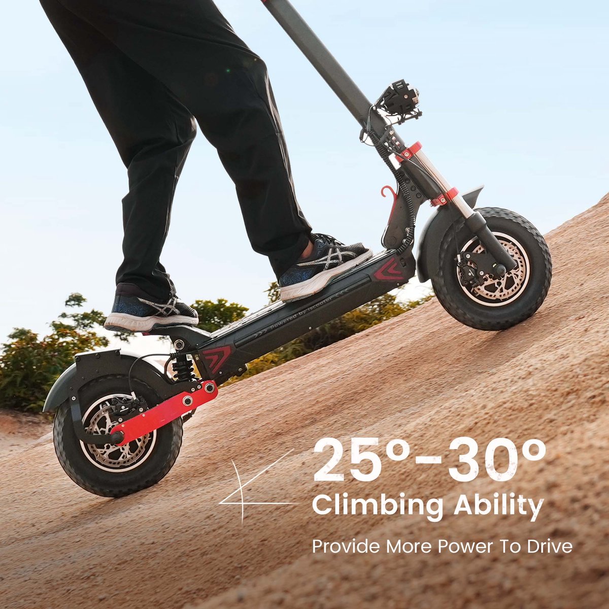 iScooter iX8 Elektrische scooter - 12inch - 65km actieradius - 48V 20Ah accu - Maximumsnelheid 25 km/u - Drie-staps snelvouwen, 3 seconden - Maximaal laadvermogen 150 kg - zwart – foto 2