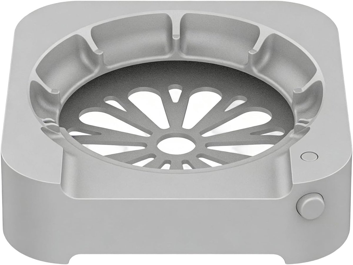 Laptop Standaard - Computer Hub - Ergonomisch Werken - Verstelbaar Ontwerp - 12.7x12.7x3.5cm - Zilvergrijs
