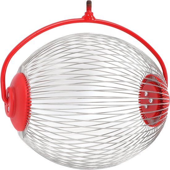 Notenverzamelaar - Oogstmachine Noten - Noten Verzamelen - Roestvrijstalen Mand - 29 x 20 x 18 cm - Zilver — afbeelding 5
