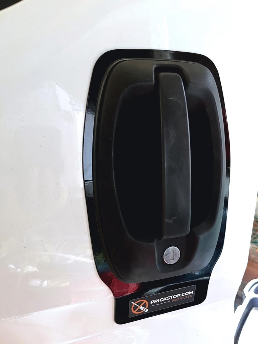 SnelShoppen - Prickstop Buiten Beveiliging voor Fiat Ducato, Citroën Jumper, Peugeot Boxer Deurreinforcing en Reparatieplaat voor Bestuurders- en Acht