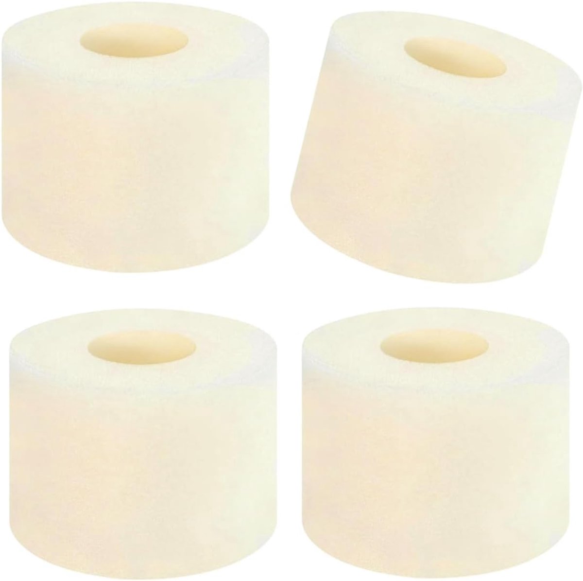 SnelShoppen - Filter Sponge Type S1 - 4 Stuks Reusable Foam Sponge voor Zwembad, Aquarium, Spa - Hoogwaardige Filter, 11 cm Diameter, Wit