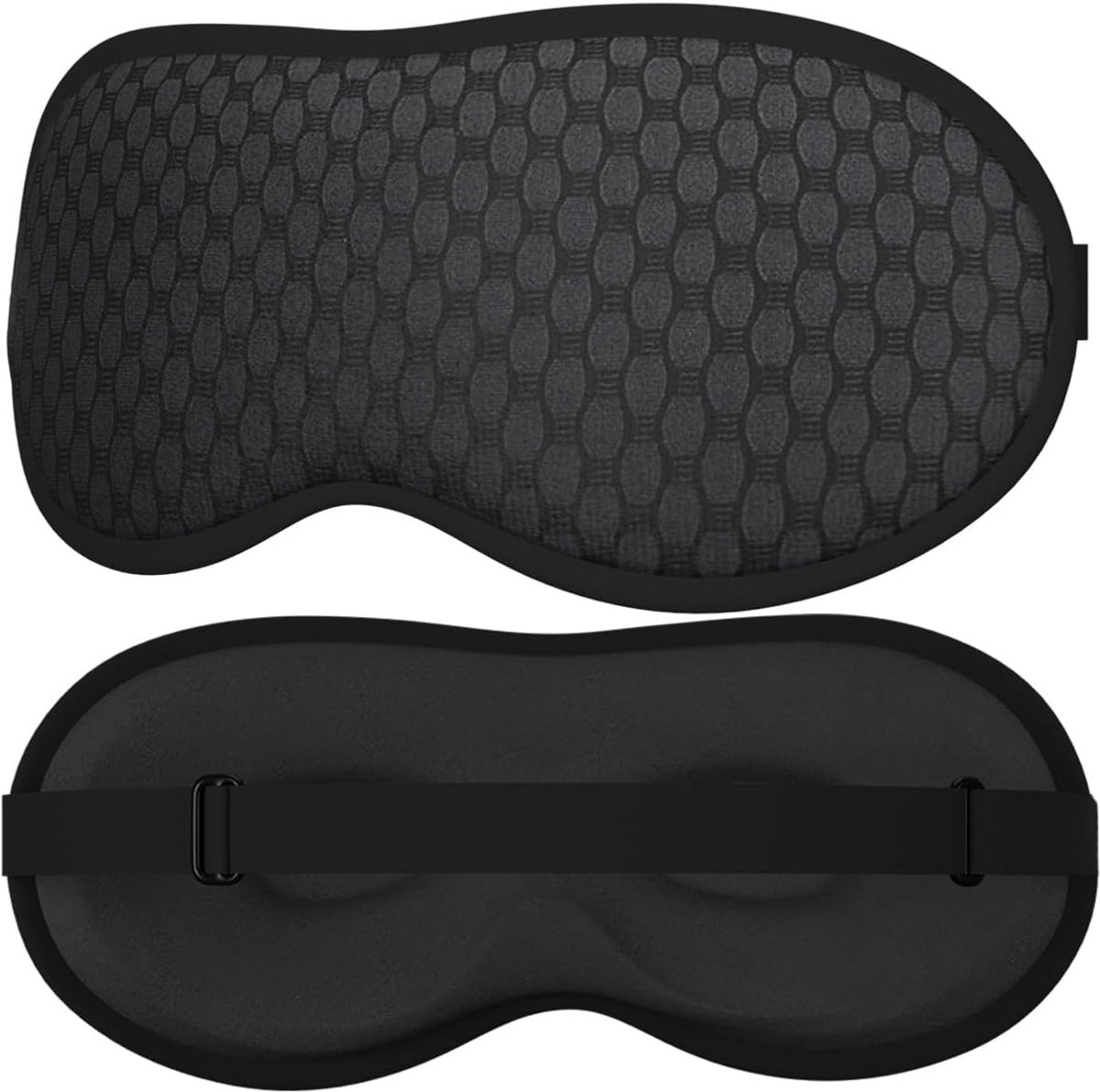 Thijox - 3D Slaapmasker Oogmasker met Traagschuim, Ondoorzichtig, Verstelbaar en Ademend voor Dames en Heren, Drukvrij Ontwerp voor Betere Nachtrust,