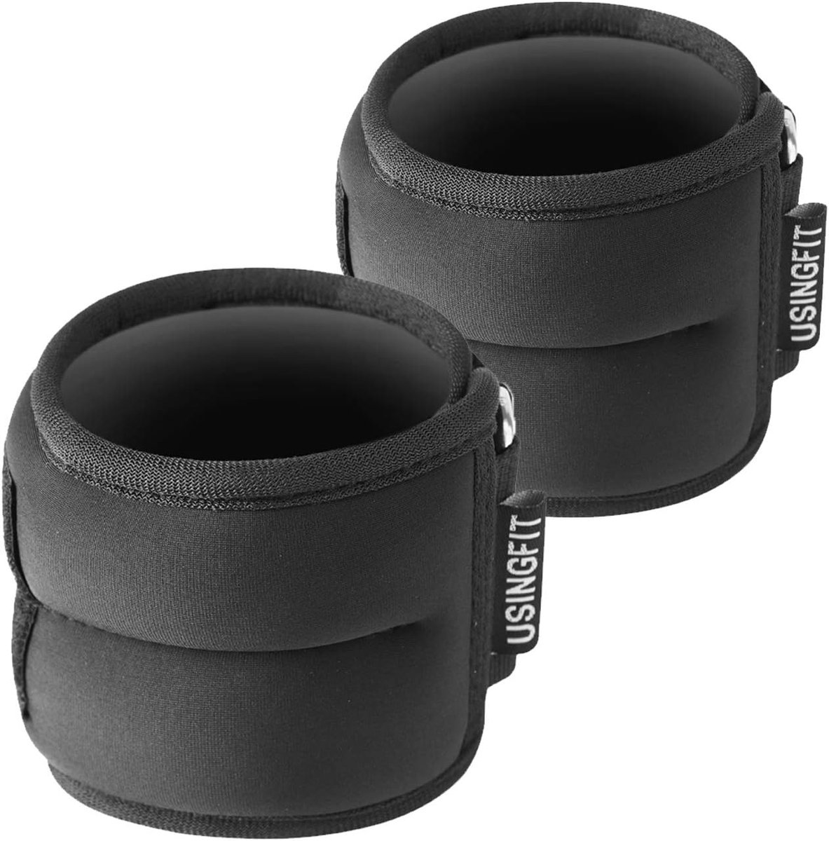 SnelShoppen - Gewichten voor Pols en Enkel - 2 * 0.5kg / 2 * 1kg / 2 * 1.5kg / 2 * 2kg - Ideaal voor Fitness, Joggen, Gym, Aerobics, Thuis Workout