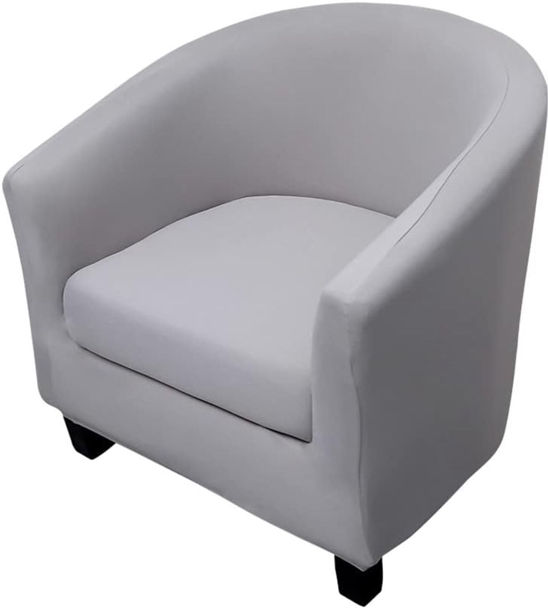 SnelShoppen - Highdi Stretch Tub Chair Slipcover 2 Stuks - Clubfauteuil Hoes - Wasbare en Verwijderbare Meubelbeschermer - Geschikt voor Woonkamer en