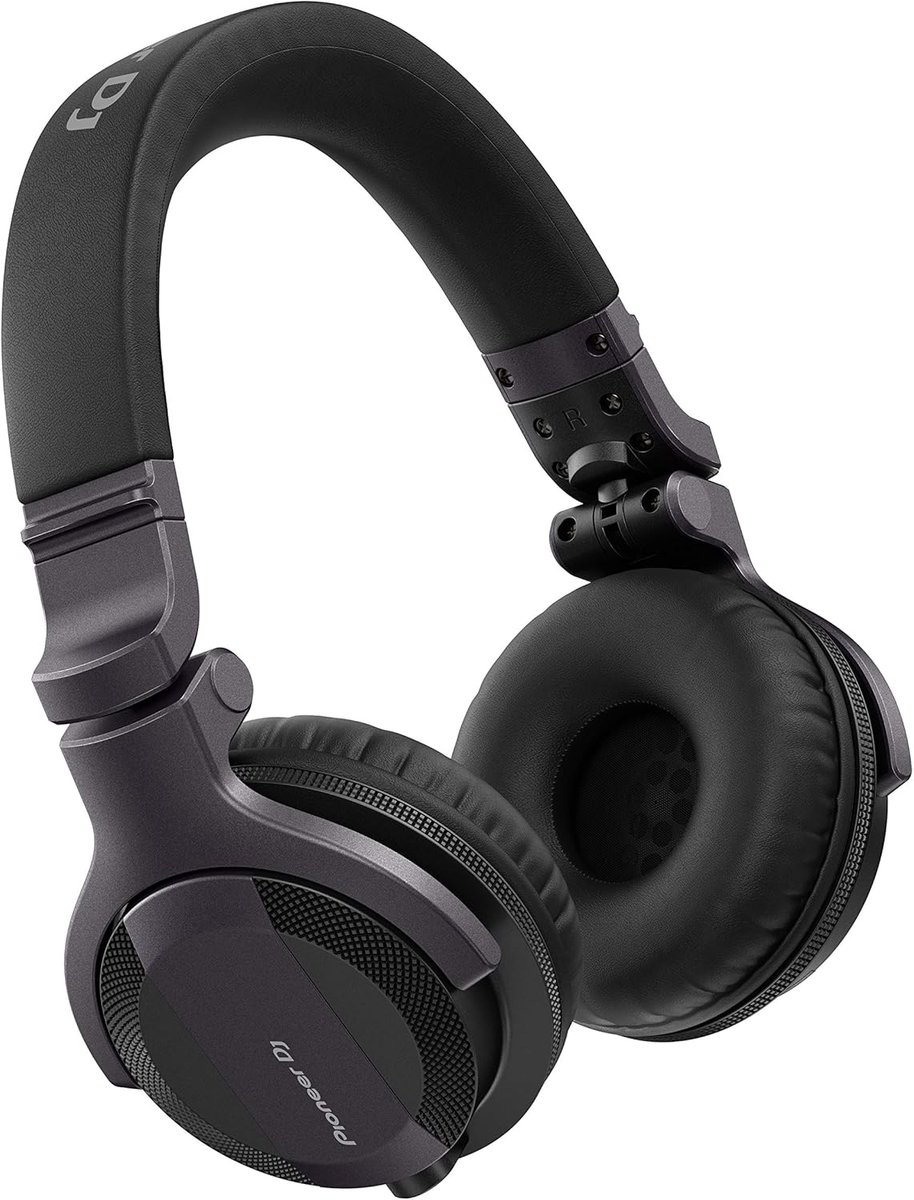 SnelShoppen - DJ Hoofdtelefoon HDJ-CUE1, Professionele Geluidskwaliteit, Dynamische Drivers, Comfortabel, Ideaal voor Feesten en Mixen, Zwart