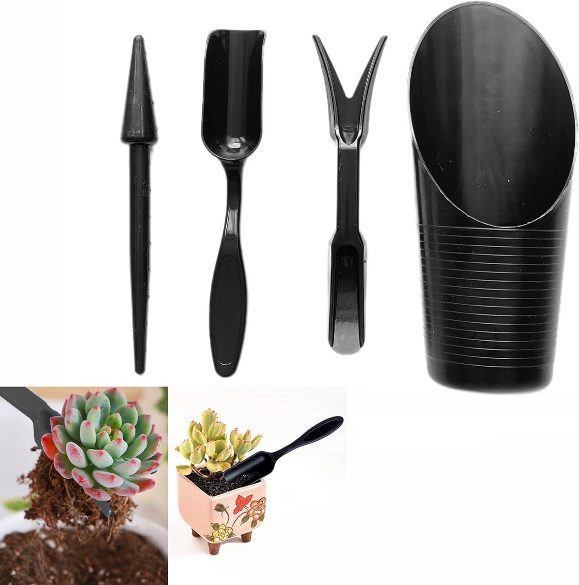 Set van 4 Bulb Planters voor het Planten van Bloembollen en Zaailingen - Tuinwerkzaamheden, Tuinaccessoires, Bloemengroei