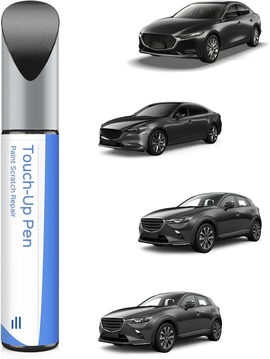 SnelShoppen - 46G Retoque Machine Grijs Metallic voor Auto - Perfecte Herstelpen voor Krasjes en Schade, Hoogwaardige Hittebestendige Lak, Ideaal voor