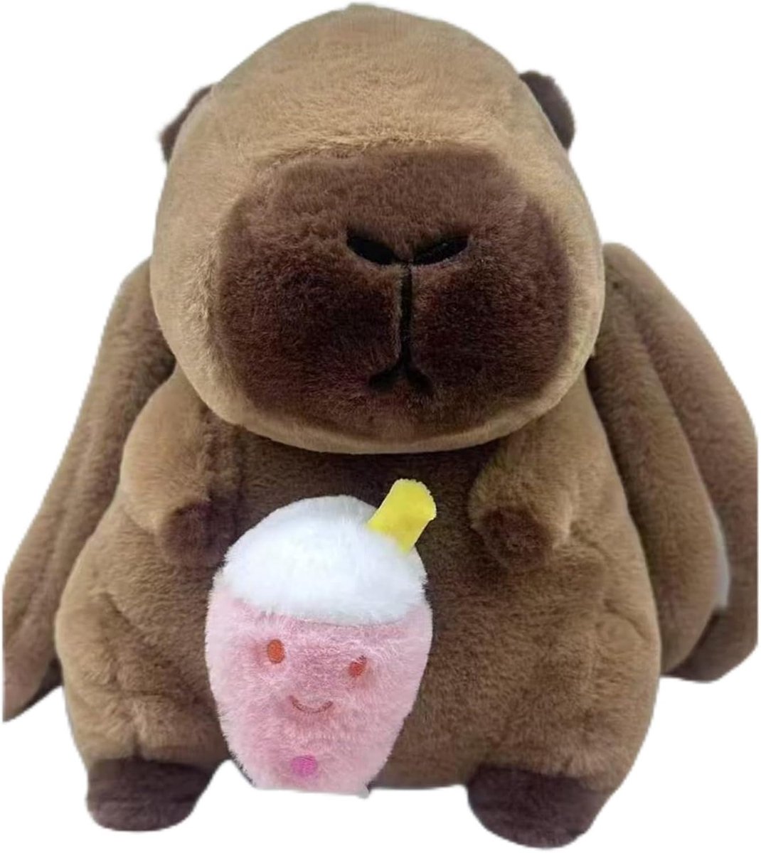 SnelShoppen - Capybara Rugzak en Schoudertas, Kawaii Pluche Capybara Tas voor Kinderen, Perfect voor Reizen, Camping en Feestjes, C