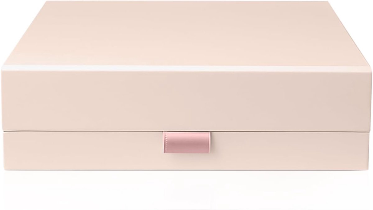 SnelShoppen - Luxe Lichtroze Cadeau Doos met Magnetische Sluiting, Vouwbare Gift Box voor Bruiloften, Bridal Parties en Meer, 140x120x50mm, Stevig Kar